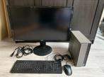 Lenovo  MINI PC met BenQ 27 inch monitor, 256 GB, Met monitor, 8 GB, Ophalen of Verzenden