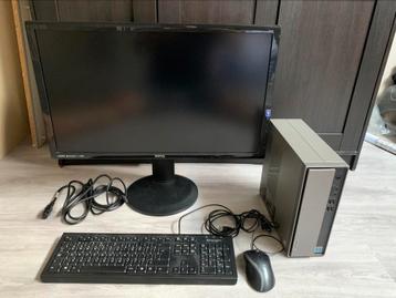 Lenovo  MINI PC met BenQ 27 inch monitor beschikbaar voor biedingen