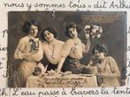 1912 Herzlichen Glückwunsch zum Geburtstage - 4 dames (JJ), Verzamelen, Ansichtkaarten | Themakaarten, Ophalen of Verzenden, Voor 1920