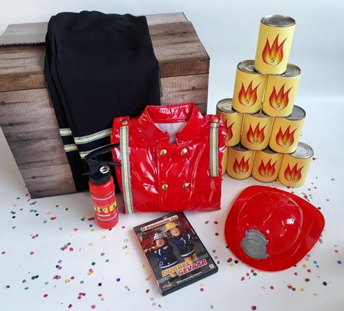 Brandweerpakket voor een kinderfeestje, Hobby en Vrije tijd, Feestartikelen, Gebruikt, Feestartikel, Verjaardag, Ophalen