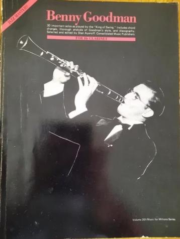 Bb clarinet-klarinet-Benny goodman: jazz masters series-MOOI beschikbaar voor biedingen