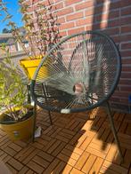 Draadstoel loungestoel balkon groen, Ophalen
