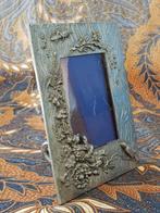 Oude fotolijst uit Engeland van koper en silverplate 14 cm., Antiek en Kunst, Ophalen of Verzenden