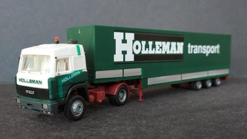 Iveco Turbo Star Holleman Transport Breda Meer 1:87 Pol, Hobby en Vrije tijd, Modelauto's | 1:87, Zo goed als nieuw, Bus of Vrachtwagen