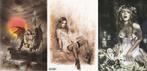 3 Gothic posters (Luis Royo, Victoria Frances), Zo goed als nieuw, Rechthoekig Staand, Film en Tv, Ophalen