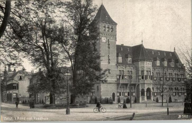 Zeist 't Rond met Raadhuis, Verzamelen, Ansichtkaarten | Nederland, Gelopen, Utrecht, Voor 1920, Verzenden