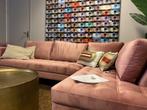 bank loungebank hoekbank roze, Nieuw, 250 tot 300 cm, Ophalen of Verzenden, 75 tot 100 cm