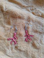 Koraal Zeemeermin Oorbellen, Overige materialen, Hangers, Nieuw, Ophalen of Verzenden