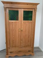Prachtige puntgave antieke 2 deurs kast met 2 deuren + lade, Antiek en Kunst, Ophalen of Verzenden