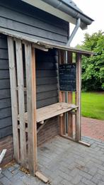houthok, oppottafel, Tuin en Terras, Ophalen, Gebruikt, Hout