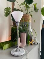 Marmeren KELK Lamp glas vintage, Ophalen of Verzenden, Zo goed als nieuw, Glas, Minder dan 50 cm
