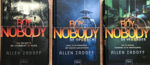 Allen Zadoff - Boy Nobody, de opdracht, de verrader, Boeken, Kinderboeken | Jeugd | 13 jaar en ouder, Zo goed als nieuw, Ophalen of Verzenden