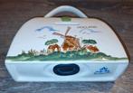Delfts Poly handpainted Holland spaarpot tas model, Antiek en Kunst, Curiosa en Brocante, Ophalen of Verzenden