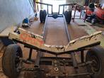 Boottrailer 3,5m – dubbelas, met extra onderdelen., Watersport en Boten, Ophalen, Gebruikt, Overige typen, Stallingstrailer