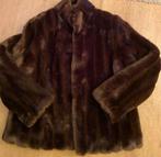 Zgan (nep) bontjasje, stijlvol, lekker watrm en leuk, Ophalen of Verzenden, Zo goed als nieuw, Maat 42/44 (L), Bruin