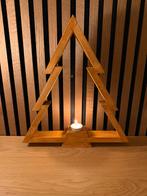 Houten kerstboom met waxinelicht houder, Ophalen, Nieuw
