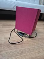 Leuk tafellampje met roze kap, Huis en Inrichting, Lampen | Vloerlampen, Ophalen, Gebruikt, Minder dan 100 cm, Modern