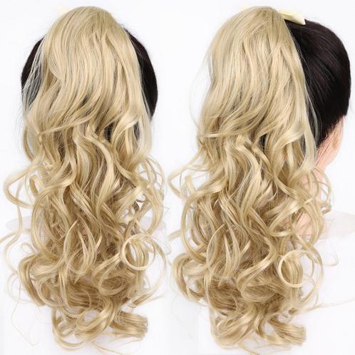 Extensions , paardenstaart 55 cm lang ,met highlights., Sieraden, Tassen en Uiterlijk, Uiterlijk | Haarverzorging, Nieuw, Pruik of Haarverlenging