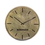 Riverdale Wandklok Goud 50cm - Nieuw in doos!, Ophalen of Verzenden, Nieuw, Analoog, Wandklok