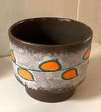 Retro/vintage West Germany  "Strehla" bloempot, jaren 60/70, Ophalen of Verzenden