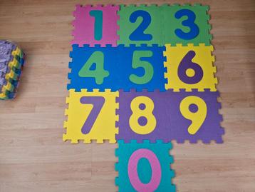 NIEUW Puzzelmat, foam mat cijfers 0-9 beschikbaar voor biedingen