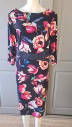 Nieuwe jurk XL 42 Joseph Ribkoff gebloemd donkerblauw dress, Blauw, Maat 42/44 (L), Joseph Ribkoff, Nieuw
