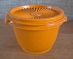 Tupperware trommel met sterdeksel/zonnedeksel Oranje, Ophalen of Verzenden, Zo goed als nieuw, Oranje, Overige typen