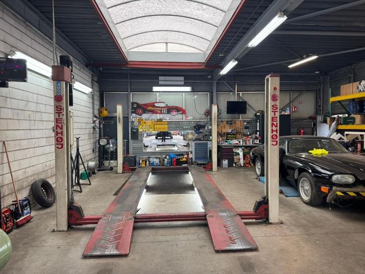 4 KOLOMS HEFBRUG/AUTOBRUG 4000 KG STENHOJ (APK BRUG), Auto diversen, Autogereedschap, Gebruikt, Ophalen