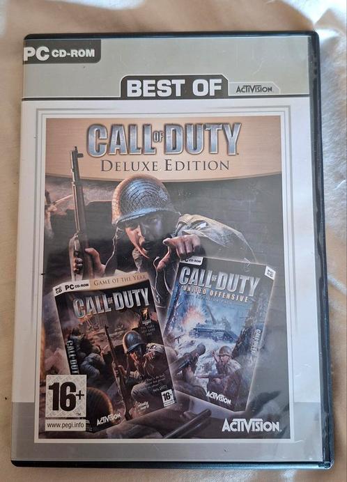 Call of Duty Deluxe Edition PC - Oorlogsgame Klassieker, Spelcomputers en Games, Games | Pc, Gebruikt, Shooter, Vanaf 16 jaar