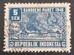 Indonesie 1946 - ZBL 29A - 1 jaar revolutie, Ophalen of Verzenden, Gestempeld, Zuid-Azië