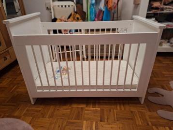 Bopita Ledikant & Commode Wit, nette staat, incl. Matras beschikbaar voor biedingen