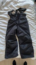 Zwarte skibroek 122 met handige bretels., Kinderen en Baby's, Kinderkleding | Maat 122, Ophalen of Verzenden, Gebruikt, Jongen of Meisje