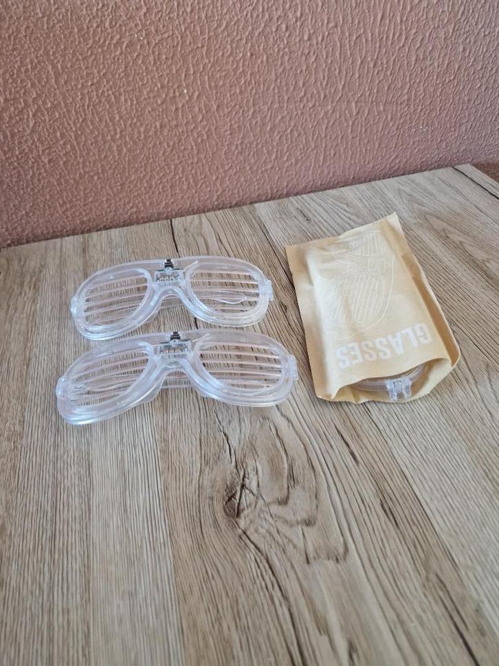 Led bril, Hobby en Vrije tijd, Feestartikelen, Gebruikt, Feestartikel, Ophalen of Verzenden