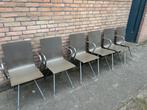 6 Arco Mikado stoelen, Huis en Inrichting, Stoelen, Ophalen, Gebruikt, Grijs, Vijf, Zes of meer stoelen