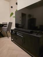 Zwart mangohouten tv meubel. Zgan, Ophalen, Zo goed als nieuw, 25 tot 50 cm, Minder dan 100 cm