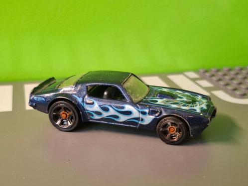 Hotwheels - 1973 Pontiac Firebird [donkerblauw] 1/60, Hobby en Vrije tijd, Modelauto's | Overige schalen, Gebruikt, Auto, Ophalen of Verzenden