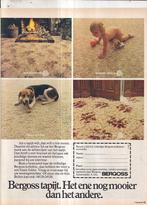 Retro reclame 1974 Bergoss Oss tapijt echt iets moois, Overige typen, Ophalen of Verzenden