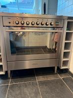 Pelgrim Gasfornuis 6-pits met Oven, Ophalen, Gebruikt, 60 cm of meer, 60 cm of meer