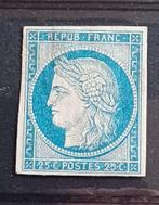 Frankrijk 1849 / Yvert 4 / CW €9.250 / Gesigneerd!!, Ophalen of Verzenden, Buitenland