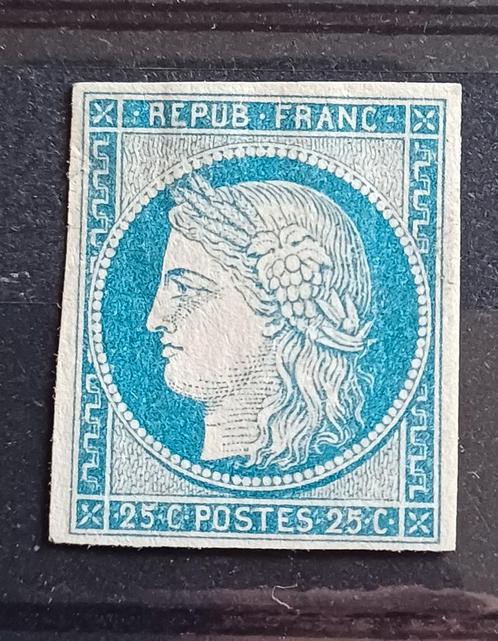 Frankrijk 1849 / Yvert 4 / CW €9.250 / Gesigneerd!!, Postzegels en Munten, Postzegels | Volle albums en Verzamelingen, Buitenland