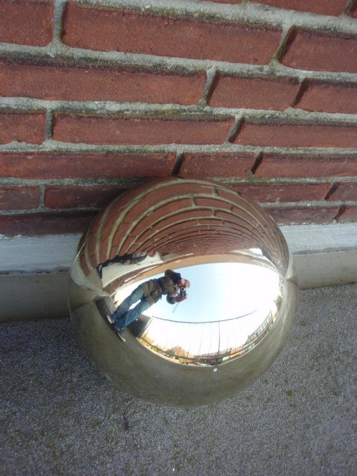 Goudkleurige kerstbal XXL, Diversen, Kerst, Zo goed als nieuw, Ophalen of Verzenden