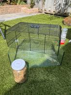 Hamster/knaagdier kooi of terrarium incl. drinkfles en voer, Kooi, Minder dan 75 cm, Zo goed als nieuw, Hamster
