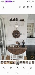 Riviera Maison sidetable/ eettafel, Huis en Inrichting, Tafels | Sidetables, Ophalen, Gebruikt, 100 tot 150 cm, Rond