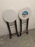 Inklapbare barkrukken, 2 krukken, Ophalen, Zo goed als nieuw, 60 tot 90 cm