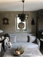 Schijfjeslamp zwart, hanglamp schijfjes 40 cm, 50 cm en 60 c, Huis en Inrichting, Nieuw, Ophalen of Verzenden, Metaal, Minder dan 50 cm