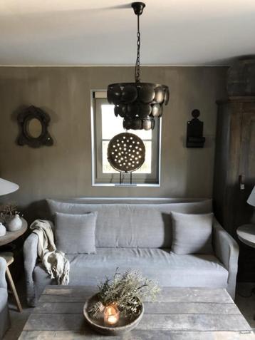 Schijfjeslamp zwart, hanglamp schijfjes 40 cm, 50 cm en 60 c beschikbaar voor biedingen
