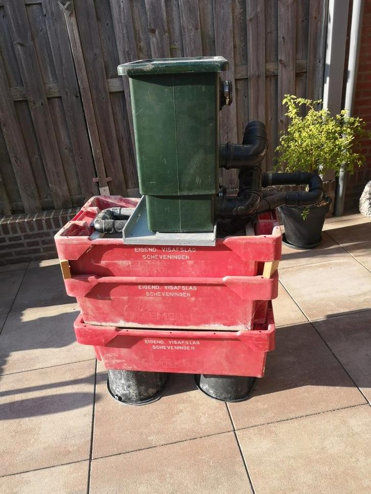 trickle filter met Compact sieve vijverfilter, Tuin en Terras, Vijver-toebehoren, Gebruikt, Vijverfilter, Ophalen