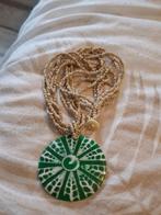 **SALE** ketting 0.50 eurocent, Ophalen of Verzenden, Zo goed als nieuw, Overige kleuren, Overige materialen