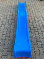 Aanbouw Glijbaan 3 meter blauw + wateraansluiting met schade, Ophalen, Zo goed als nieuw, Glijbaan