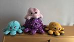 Mood knuffels octopus lachen boos huilen slapen XL, Kinderen en Baby's, Speelgoed | Knuffels en Pluche, Ophalen of Verzenden, Zo goed als nieuw